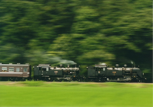 真岡鉄道真岡線 過去のＳＬ重連運転