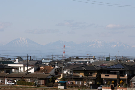 男体山、大真名子山、女峰山 [2009年3月15日 撮影]