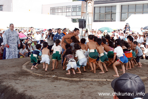 関城の祭典 どすこいペア [2010年8月22日撮影]