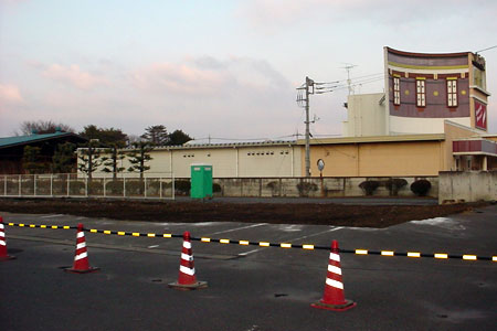 国道50号沿い 玉戸 BAGLAND(かばん屋さん)跡 [2011年1月24日撮影]