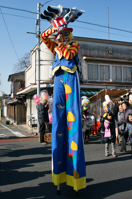 大町だるま市＆笑店街 [2012年1月9日撮影]