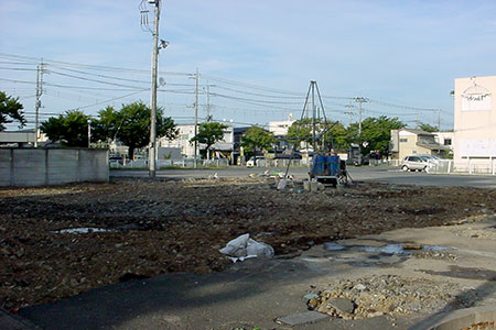 下館駅南カスミ近くのパチンコ屋さん跡 [2012年9月26日撮影]