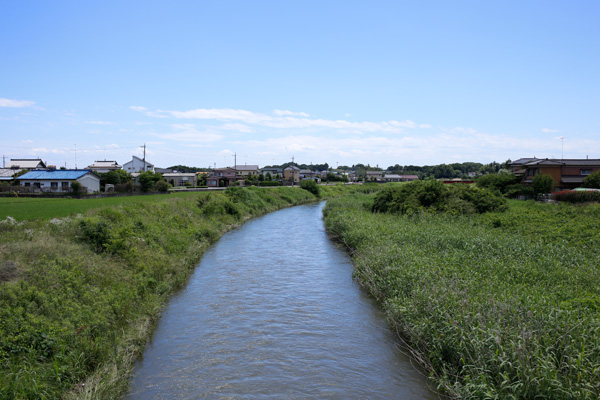 川西橋からの景色 [2014年6月14日撮影]