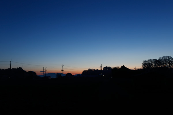 しし座流星群が撮れなかった昨年11月18日夜明け前 [2014年11月18日撮影]