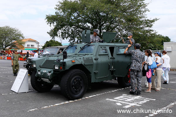 関城の祭典 どすこいペア 百里基地所属自衛隊車両 [2015年8月23日撮影]