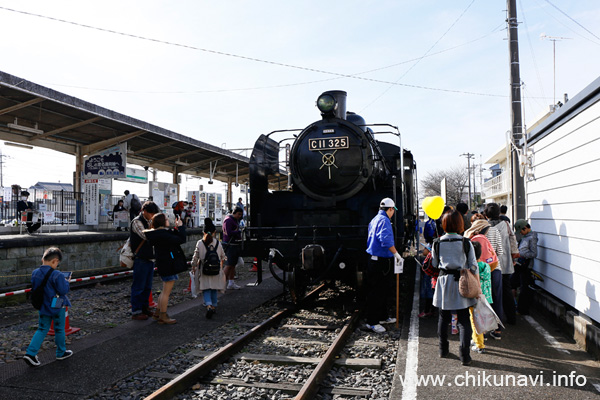 下館駅なか・駅まえフェスティバル 真岡鐵道 蒸気機関車 [2015年11月21日撮影]