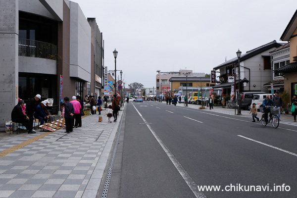 しもだて商工まつり 歩行者天国でない付近 [2015年11月22日撮影]