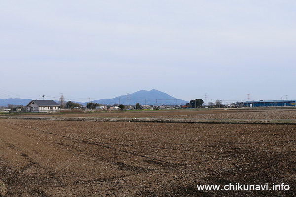 冴えない景観の道の駅建設予定地 [2017年4月10日撮影]