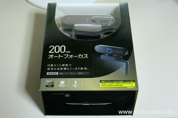 ELECOM の Webカメラ UCAM-C820ABBK