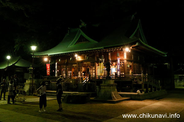 羽黒神社拝殿 [2022年7月30日撮影]