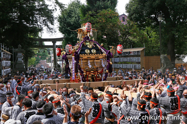 下館祇園まつり [2022年7月31日撮影]