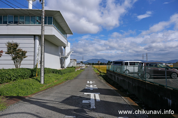 消防署から小貝川堤防までの道 [2022年10月14日撮影]