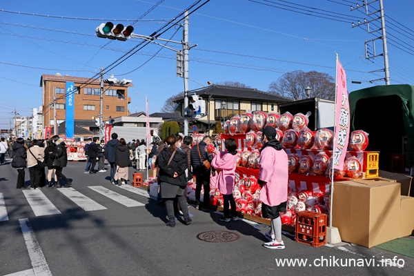 だるま市 [2023年1月9日撮影]