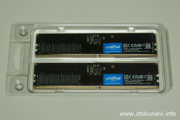 crucial CT2K16G52C42U5 [DDR5 PC5-41600 16GB 2枚組]