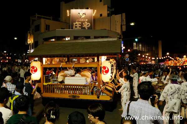 下館祇園まつり　下町おはやし会 [2023年7月29日撮影]