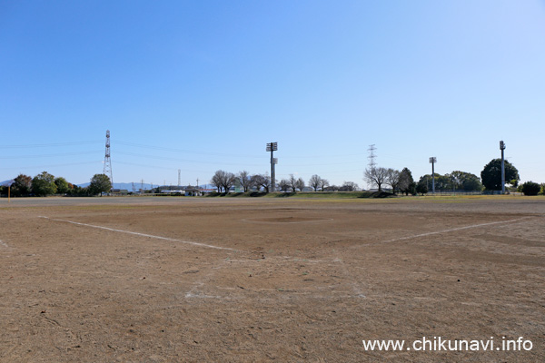 下館運動場 照明付ソフトボール場          [2023年11月16日撮影]