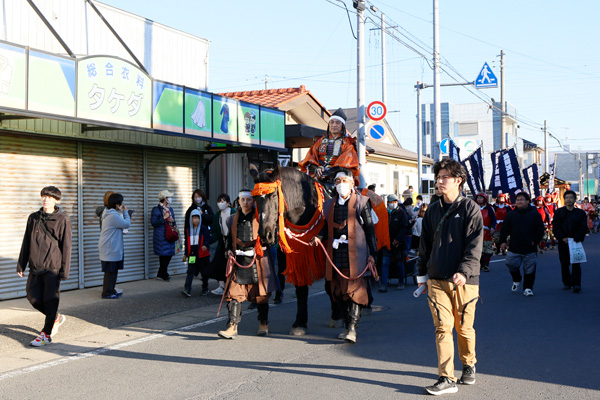 小栗判官まつり 武者行列 小栗判官公 [2023年12月3日撮影]