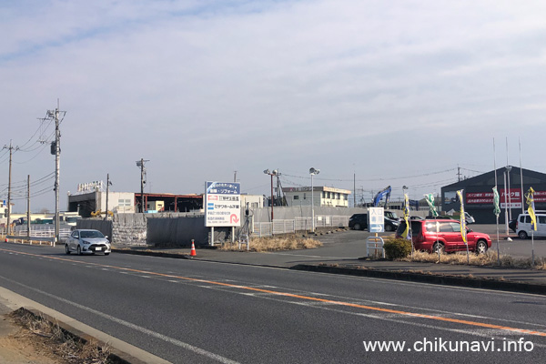 閉店したラーメン清六家下館店跡 [2024年2月4日撮影]