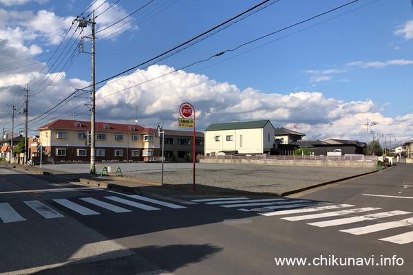 さら地となった焼肉 宝島下館店跡 [2024年4月25日撮影]