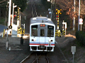 大田郷駅通過上り列車