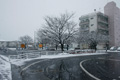 大雪の筑西市