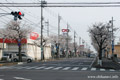 筑西市内のさくら　下館駅南交差点