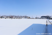 大雪の筑西市