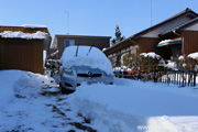 大雪の筑西市