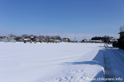 大雪の筑西市