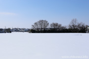 大雪の筑西市