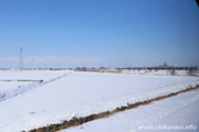 大雪の筑西市