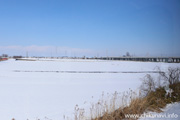 大雪の筑西市