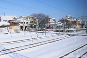 大雪の筑西市