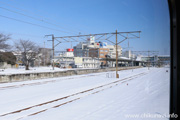 大雪の筑西市