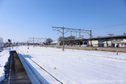 大雪の筑西市