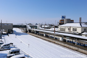 大雪の筑西市