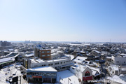 大雪の筑西市