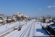 大雪の筑西市