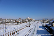 大雪の筑西市