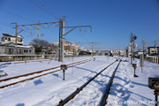 大雪の筑西市