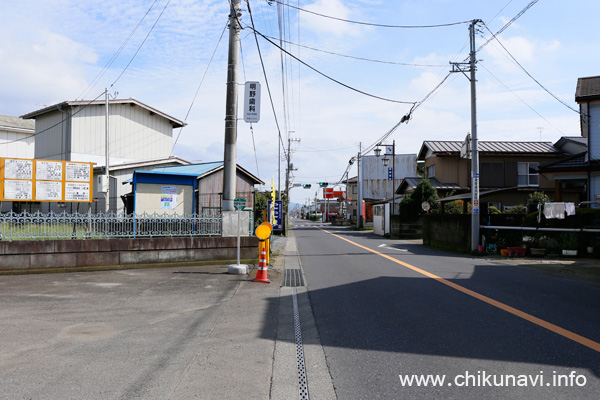 筑西市広域連携バス 明野支所前 バス停留所