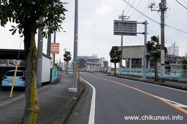 筑西市広域連携バス/筑西市地域内運行バス 中央図書館東 バス停留所