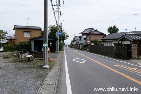 筑西市広域連携バス 篠ノ内 バス停留所