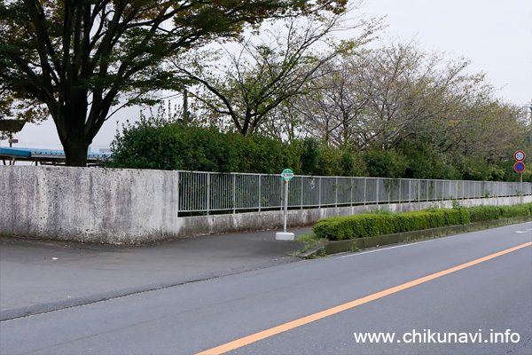 筑西市地域内運行バス 下館工業高校前 バス停留所