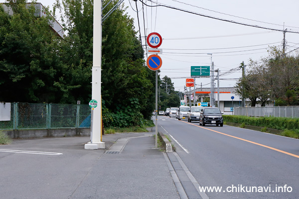 筑西市地域内運行バス 下館工業高校前 バス停留所