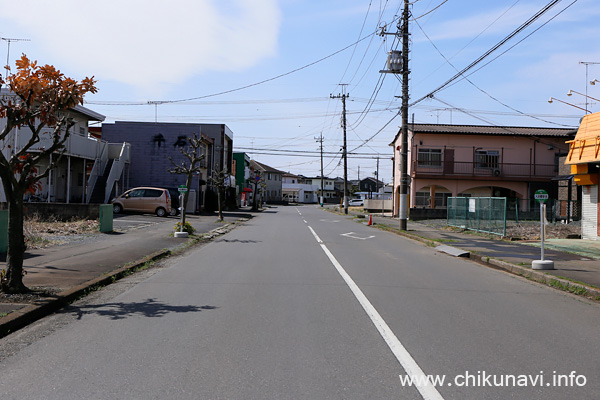 筑西市地域内運行バス 大田郷駅前 バス停留所