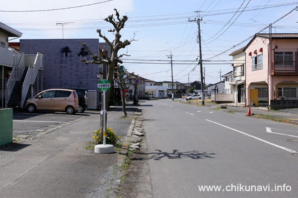 筑西市地域内運行バス 大田郷駅前 バス停留所