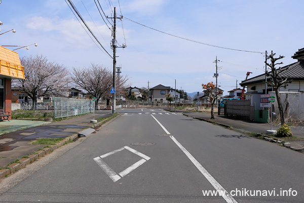 筑西市地域内運行バス 大田郷駅前 バス停留所