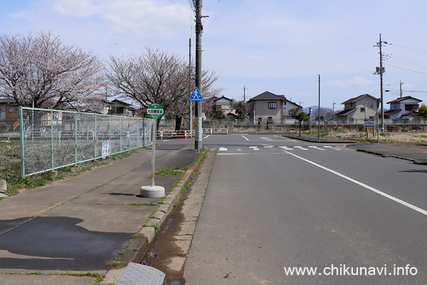 筑西市地域内運行バス 大田郷駅前 バス停留所