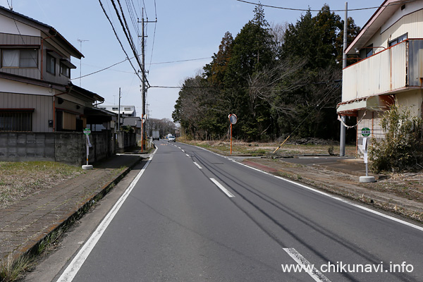 筑西市地域内運行バス 大田郷南 バス停留所